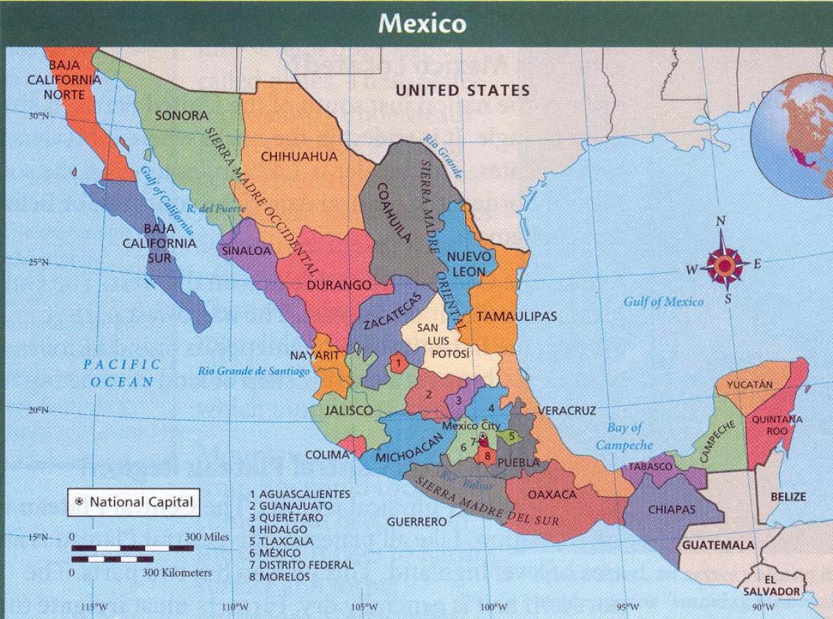 Mexico map