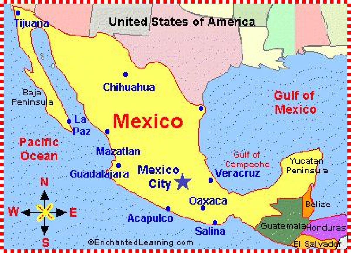 карта Мексікі