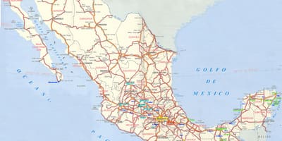 Карта Мексікі дарог