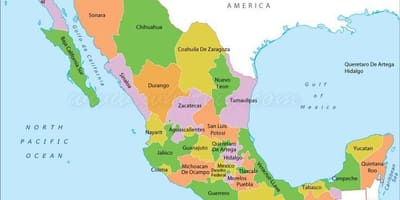 Карта Мексікі