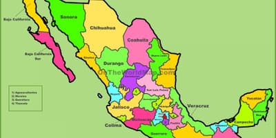 Дзяржаўнага карту Мексікі