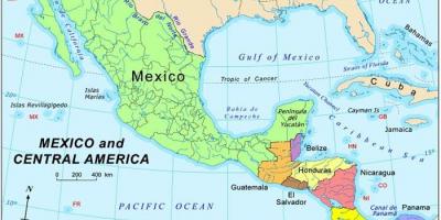 Карту Мексікі і Цэнтральнай Амерыкі